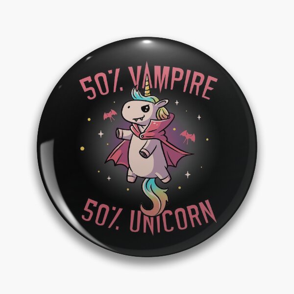 Item preview, Vampire Unicorn Funny Cute Spooky designed and sold by EduEly.