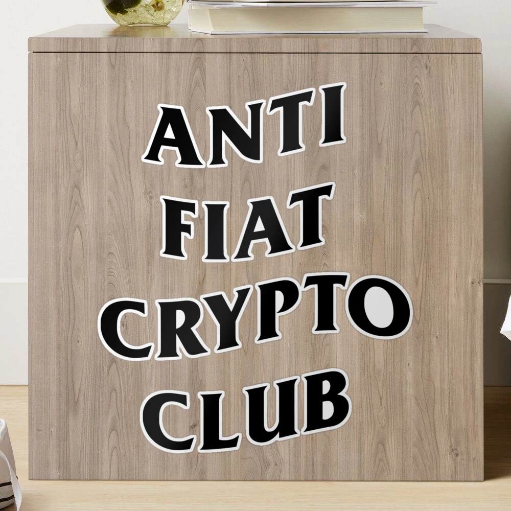 Anti Fiat Crypto Club (White)