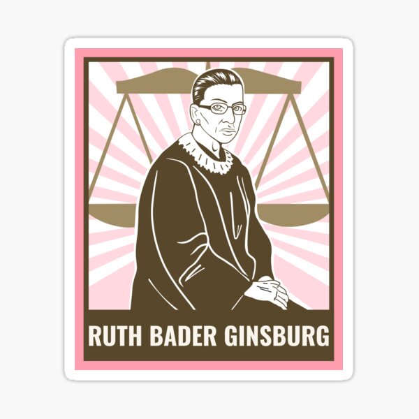 Ruth Bader Ginsburg - Supreme Justice Sticker