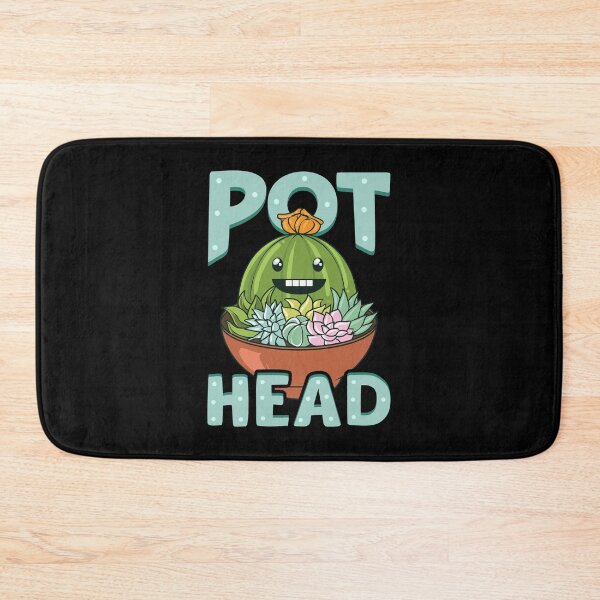 Item preview, Cute & Funny Pot Head Plant Obsessed Gardening Pun designed and sold by perfectpresents.