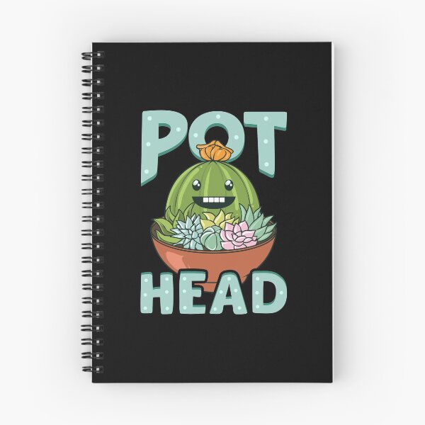 Item preview, Cute & Funny Pot Head Plant Obsessed Gardening Pun designed and sold by perfectpresents.