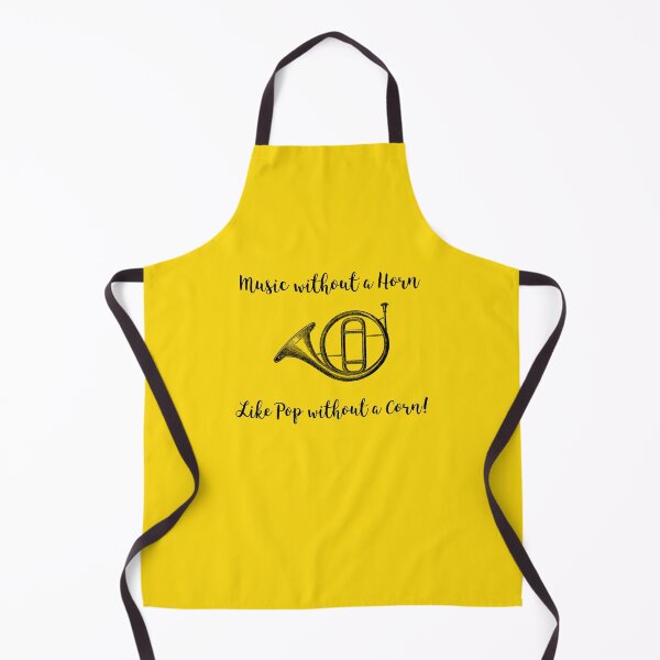 Item preview, "Music without a Horn Like Pop without a Corn!" French Horn Band. designed and sold by musicmusicpin.
