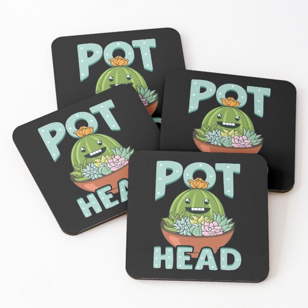 Item preview, Cute & Funny Pot Head Plant Obsessed Gardening Pun designed and sold by perfectpresents.