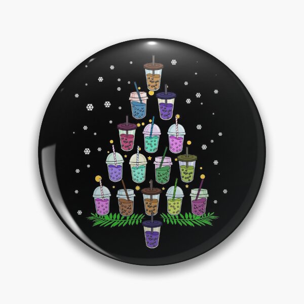 Artikelvorschau, Weihnachten Boba Tee Geschenk Männer Frauen Weihnachtsbaum Bubble Tea entworfen und verkauft von DSWShirts.