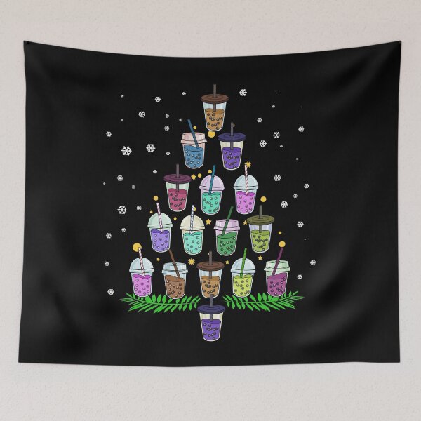 Item preview, Christmas Boba Tea Gift Men Women Christmas Tree Bubble Tea designed and sold by DSWShirts.