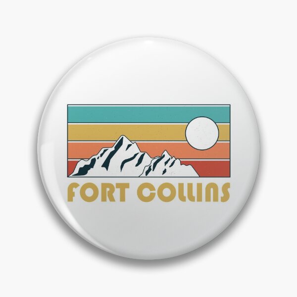 Item preview, Fort Collins Retro Vintage - Fort Collins Colorado Mountain Souvenir - Gift - Hometown - Hiking - Nature designed and sold by HappyTees Lab.