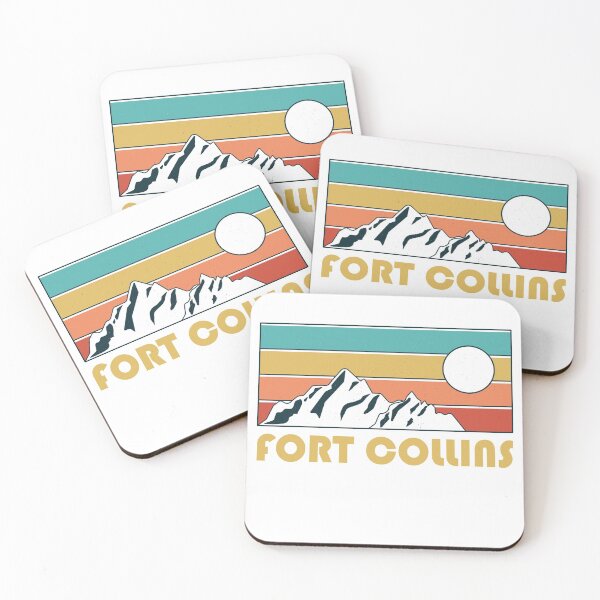 Item preview, Fort Collins Retro Vintage - Fort Collins Colorado Mountain Souvenir - Gift - Hometown - Hiking - Nature designed and sold by HappyTees Lab.
