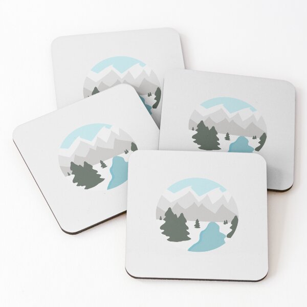 Item preview, Snowy landscape illustration designed and sold by Toehk.