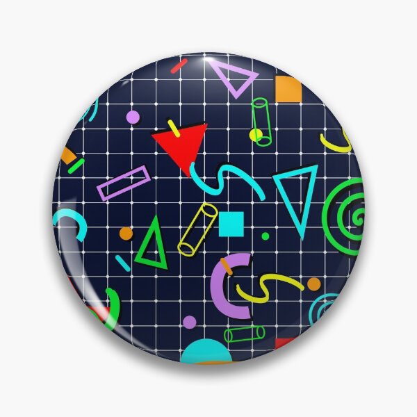 Item preview, 90's Geometric Style Black designed and sold by ArashiiGames.