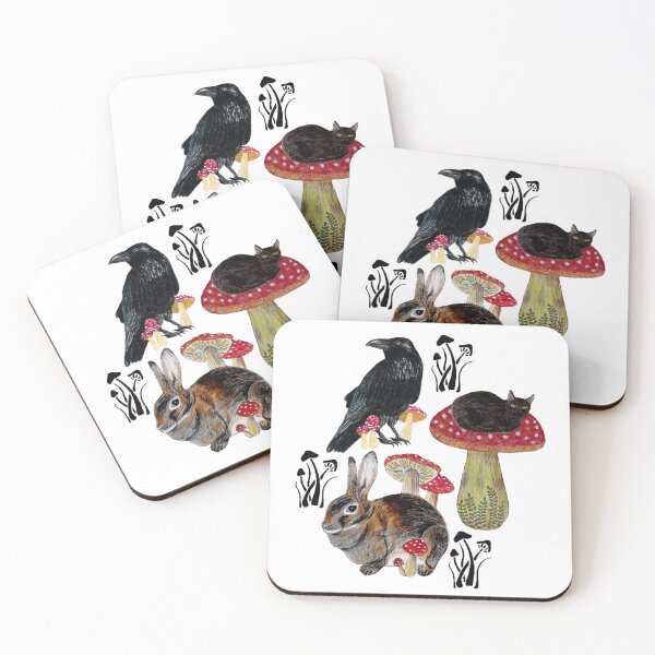 Item preview, Red Mushroom Forest designed and sold by Tara Caplan.