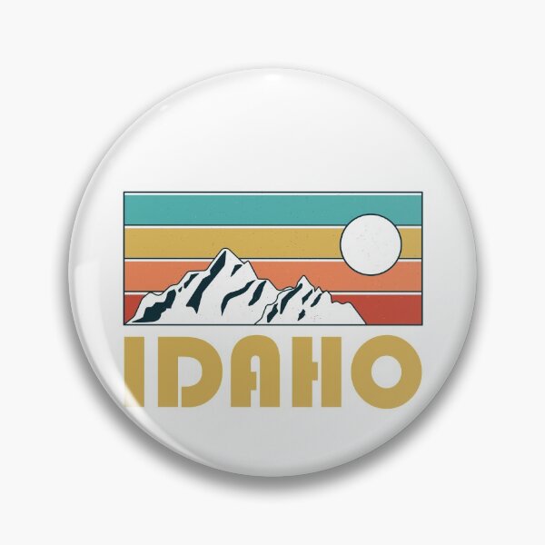 Item preview, Idaho Retro Vintage - Idaho Mountain Souvenir - Gift - Hometown - Hiking - Nature designed and sold by HappyTees Lab.