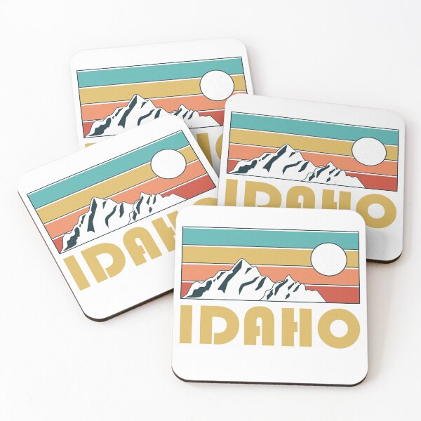 Item preview, Idaho Retro Vintage - Idaho Mountain Souvenir - Gift - Hometown - Hiking - Nature designed and sold by HappyTees Lab.