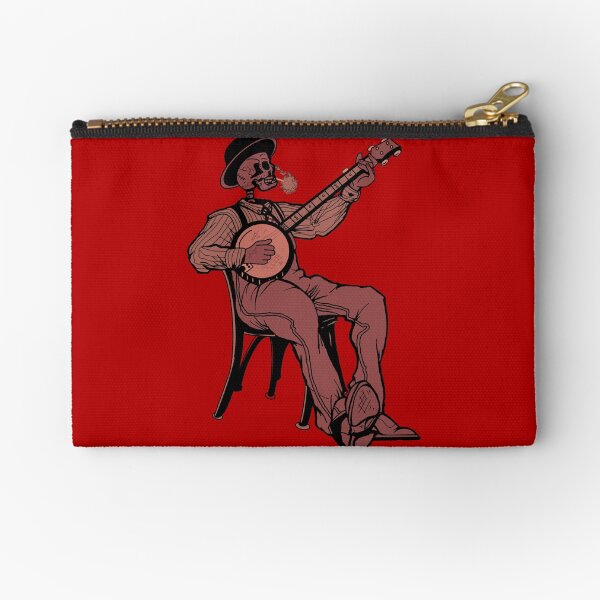 Skeleton Pickin’ Zipper Pouch