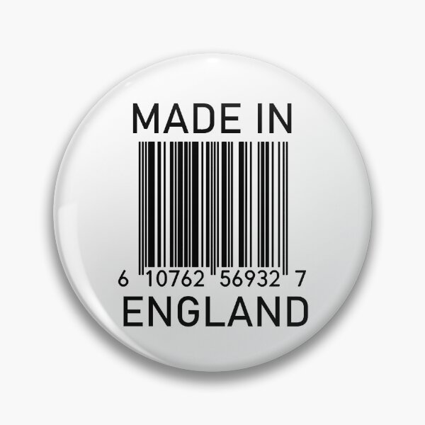 Item preview, MADE IN ENGLAND Barcode designed and sold by RandomStuffShop.