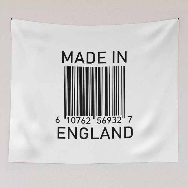Item preview, MADE IN ENGLAND Barcode designed and sold by RandomStuffShop.