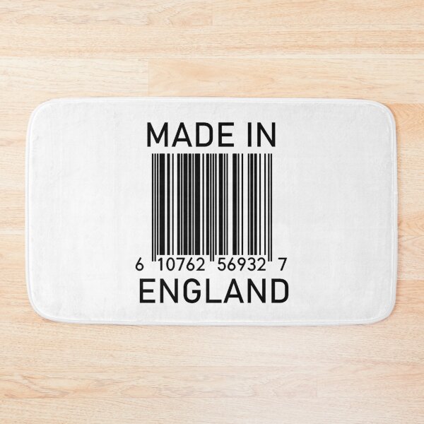 Item preview, MADE IN ENGLAND Barcode designed and sold by RandomStuffShop.