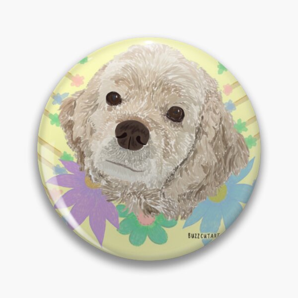 Item preview, Yellow Happiness Dog designed and sold by buzzcutart.