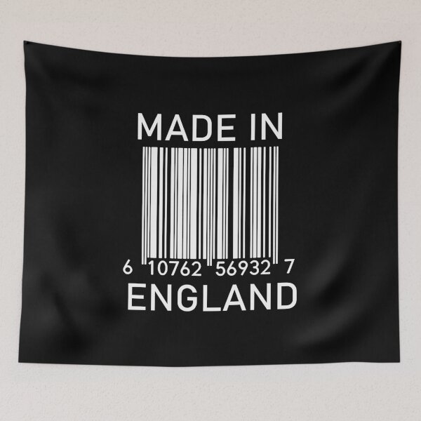 Item preview, MADE IN ENGLAND Barcode designed and sold by RandomStuffShop.
