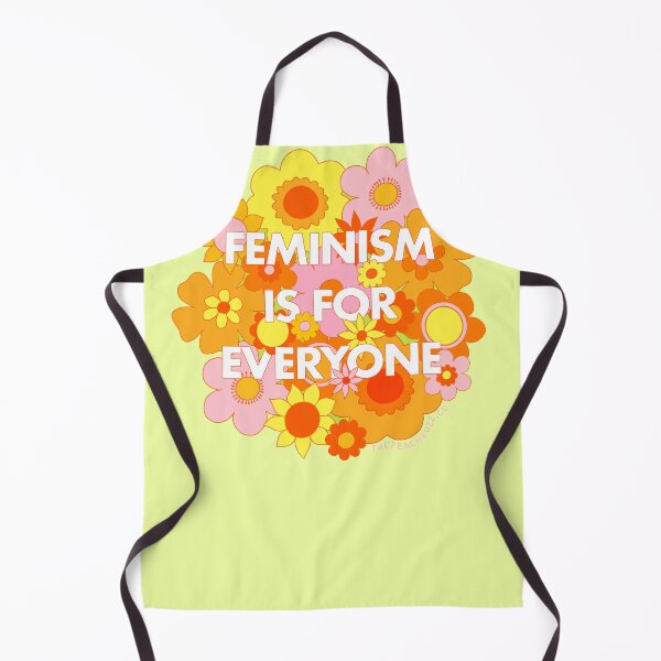 Item preview, Feminism Is For Everyone Groovy Floral Print - The Peach Fuzz designed and sold by Elizabeth Hudy.