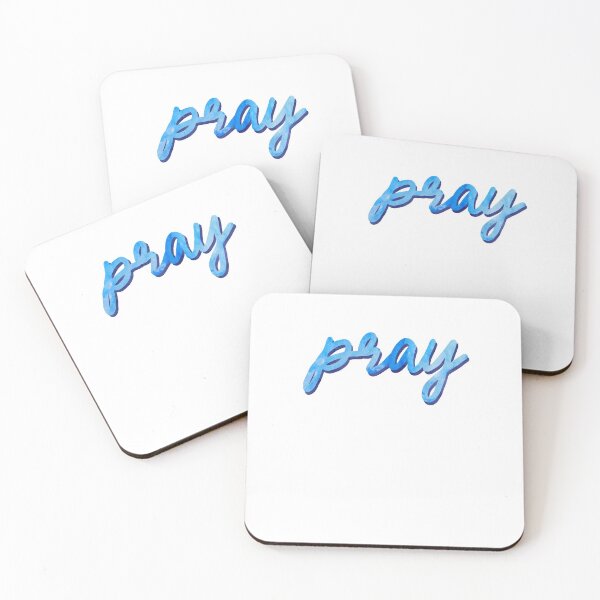 Item preview, Pray God Watercolor Blue Ocean Christian designed and sold by sharedipmemes.