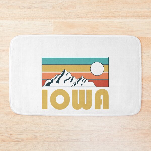 Item preview, Iowa Retro Vintage - Iowa Mountain Souvenir - Gift - Hometown - Hiking - Nature designed and sold by HappyTees Lab.