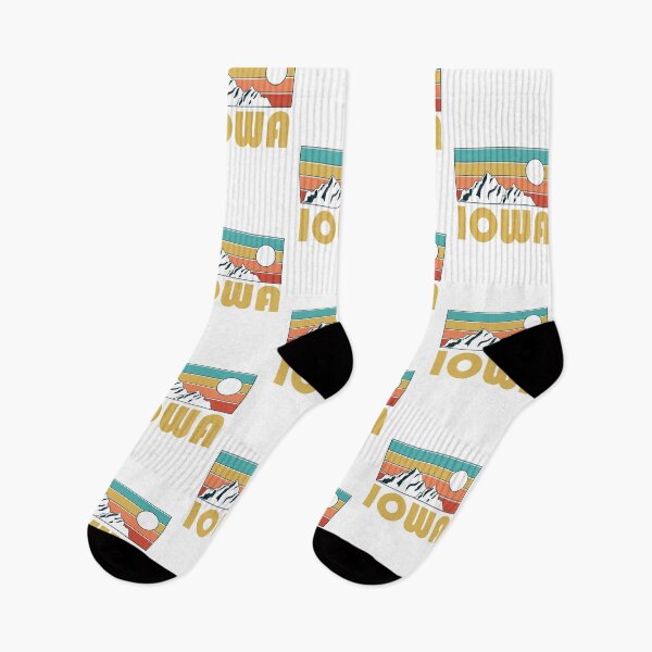 Item preview, Iowa Retro Vintage - Iowa Mountain Souvenir - Gift - Hometown - Hiking - Nature designed and sold by HappyTees Lab.
