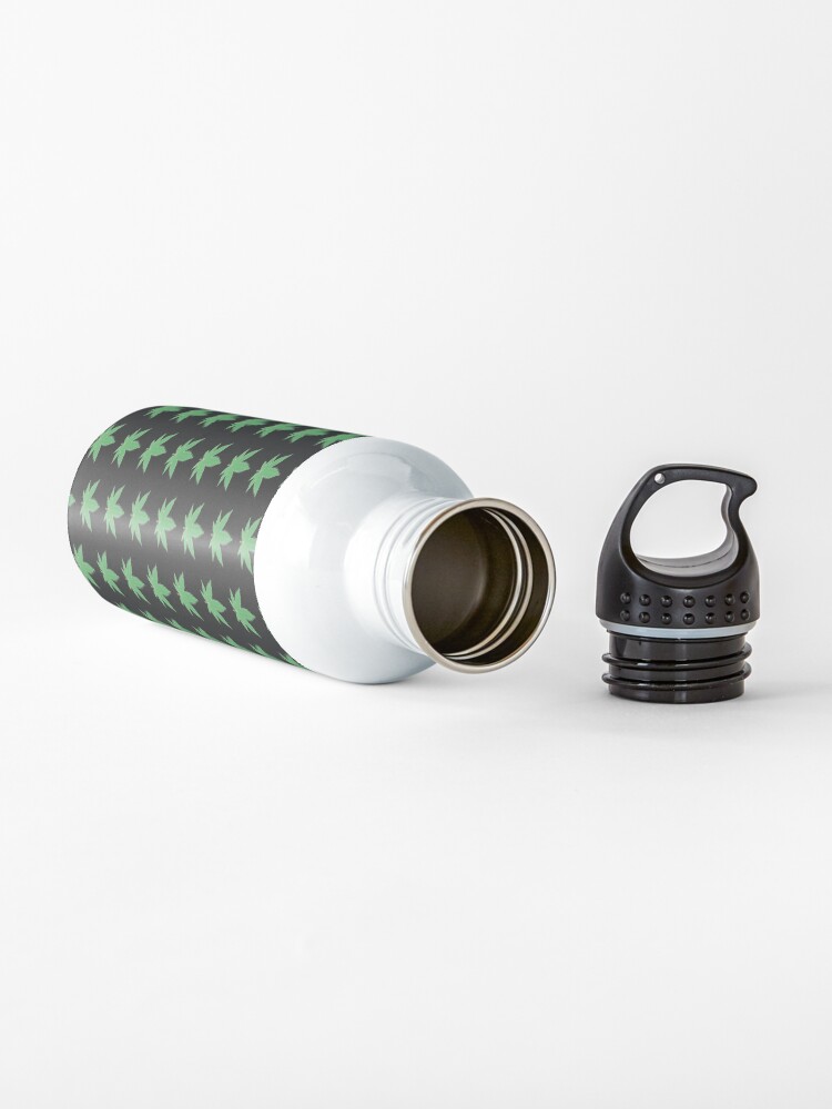 Alternate view of Green Marijuana Leaf Water Bottle