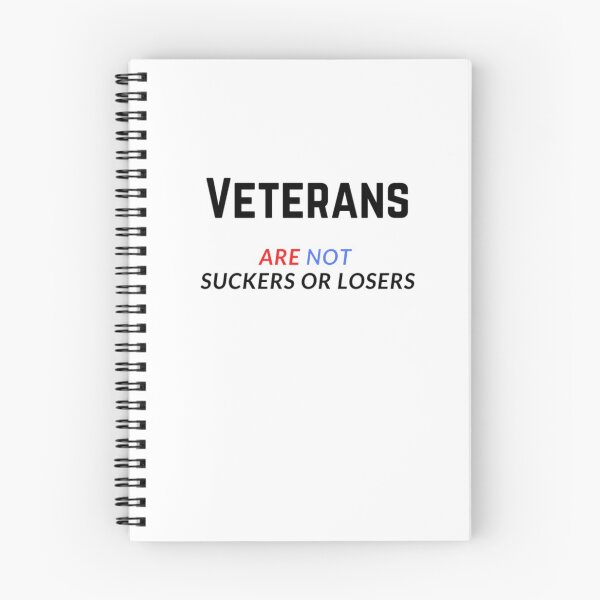 Item preview, Veterans Are Not Suckers or Losers designed and sold by WorldPrintTees.