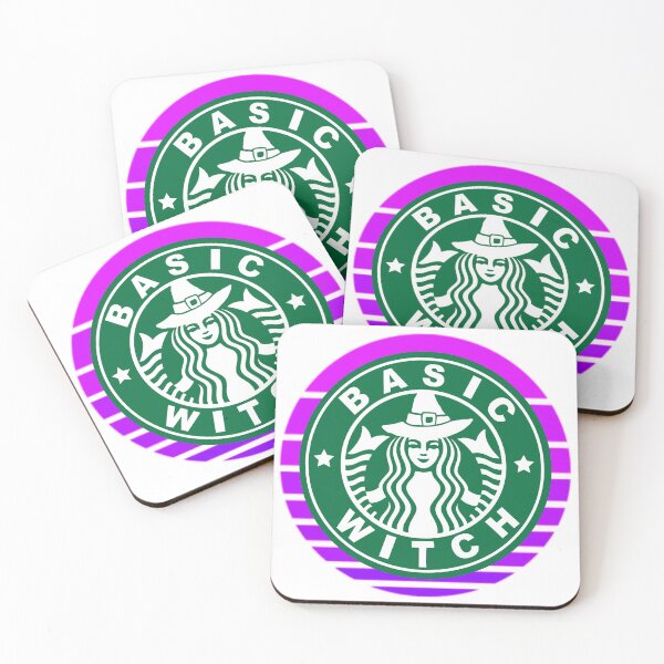 Item preview, Basic Witch Purple Coffee Brand designed and sold by GoodGirlDesigns.