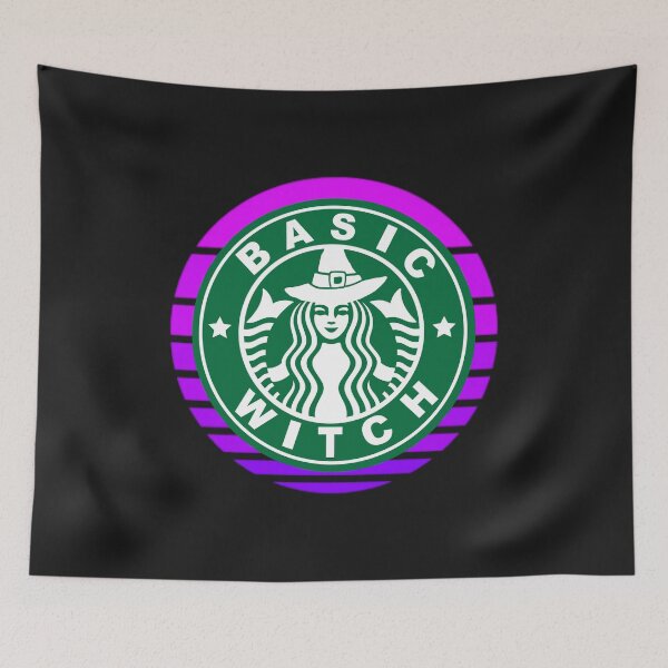 Item preview, Basic Witch Purple Coffee Brand designed and sold by GoodGirlDesigns.