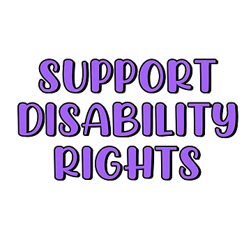 Artwork thumbnail, Support Disability Rights by brynn412