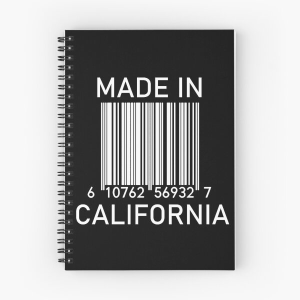Item preview, MADE IN CALIFORNIA Barcode designed and sold by RandomStuffShop.