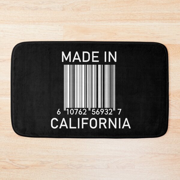 Item preview, MADE IN CALIFORNIA Barcode designed and sold by RandomStuffShop.
