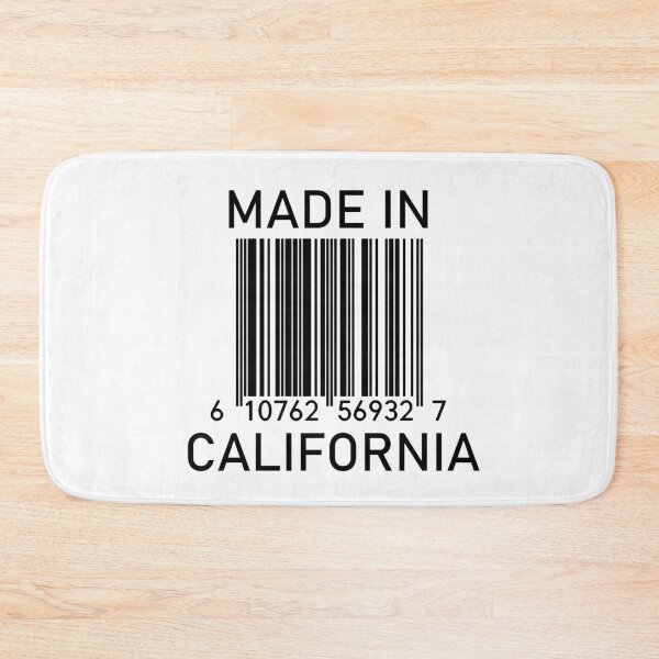 Item preview, MADE IN CALIFORNIA Barcode designed and sold by RandomStuffShop.