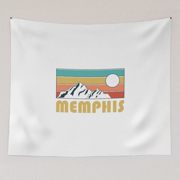 Item preview, Memphis Retro Vintage - Memphis Tennessee Mountain Souvenir - Gift - Hometown - Hiking - Nature designed and sold by HappyTees Lab.