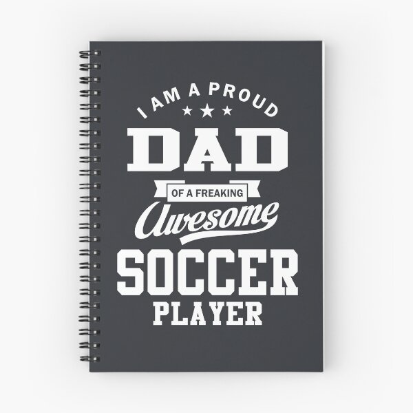 Item preview, I Am A Proud Dad Of A Freaking Awesome Soccer Player designed and sold by cidolopez.