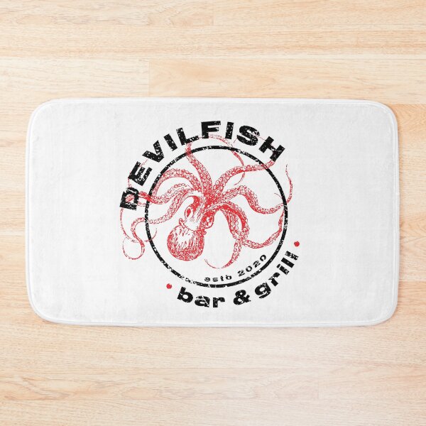 Item preview, Devilfish Bar & Grill, Fictitious, Fun, Original, Black Version designed and sold by Sign Shop Humor.