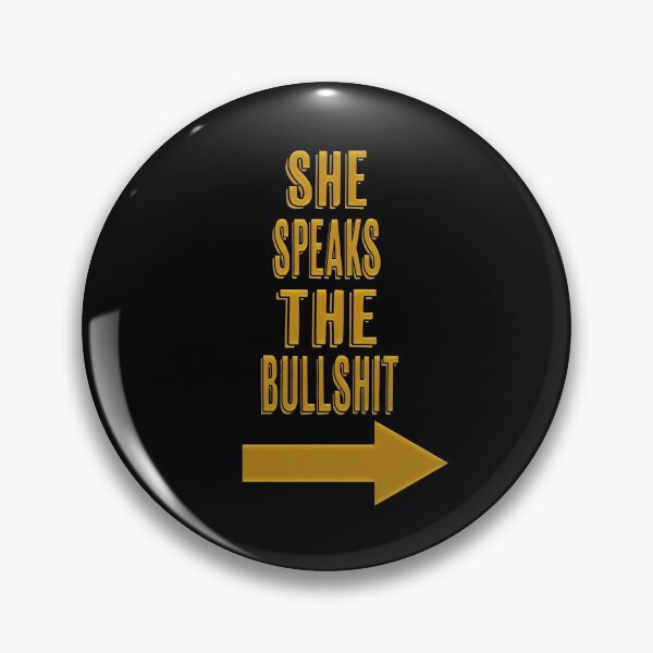 Item preview, She Speaks The Bullshit Arrow shirt designed and sold by LilGizmo-Gigi.