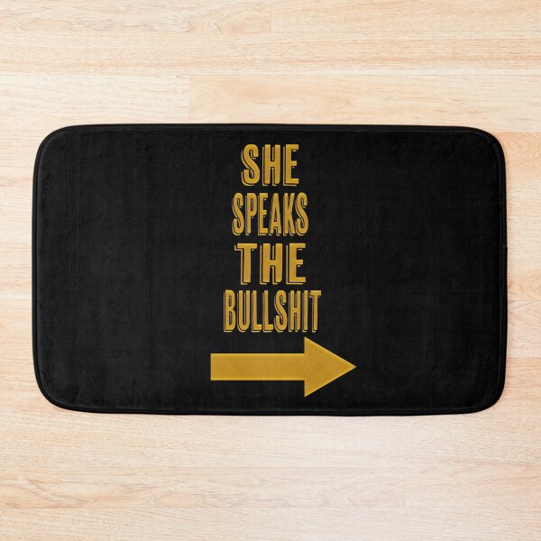 Item preview, She Speaks The Bullshit Arrow shirt designed and sold by LilGizmo-Gigi.