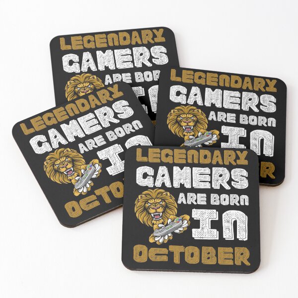 Item preview, LEGENDARY GAMERS ARE BORN IN OCTOBER designed and sold by NiceSign.
