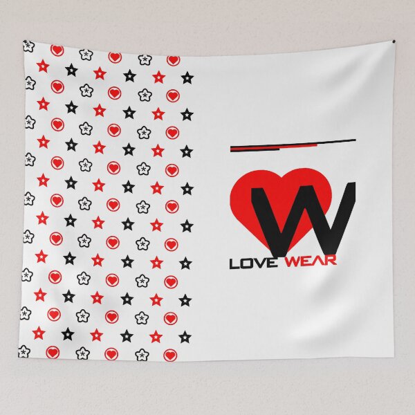 Item preview, #LoveWear RedBlack designed and sold by Cyberart2020.