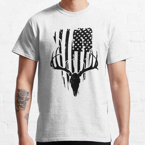 deer hunting american flag shirt