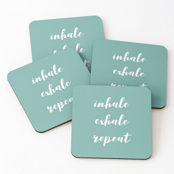 Item preview, inhale exhale repeat - breathe designed and sold by thedailymomfeed.