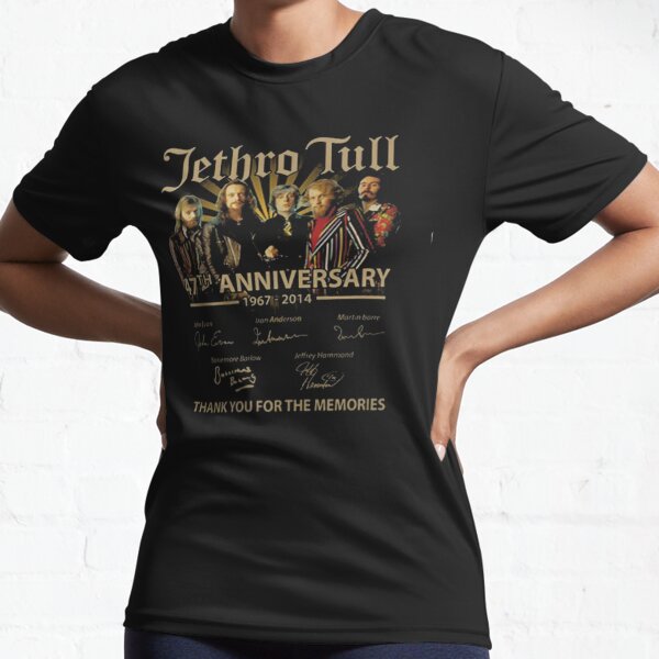 Jethro Tull 47th Anniversary 1967 2014 Thank You For The Memories Active T-Shirt