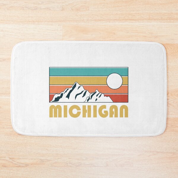 Item preview, Michigan Retro Vintage - Michigan Mountain Souvenir - Gift - Hometown - Hiking - Nature designed and sold by HappyTees Lab.