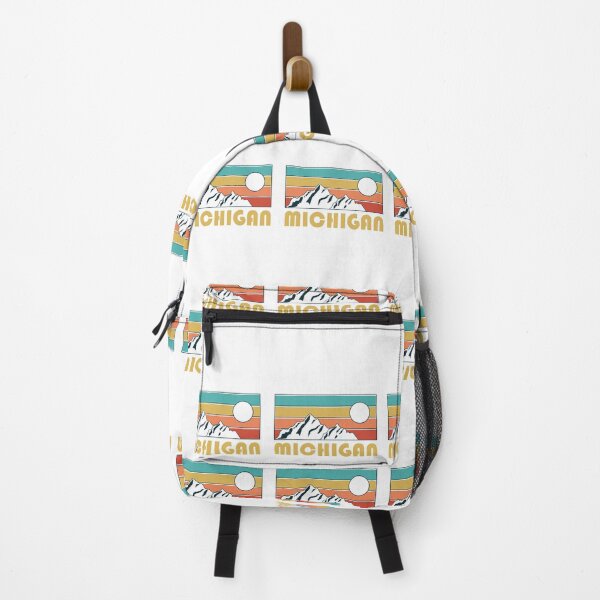 Item preview, Michigan Retro Vintage - Michigan Mountain Souvenir - Gift - Hometown - Hiking - Nature designed and sold by HappyTees Lab.