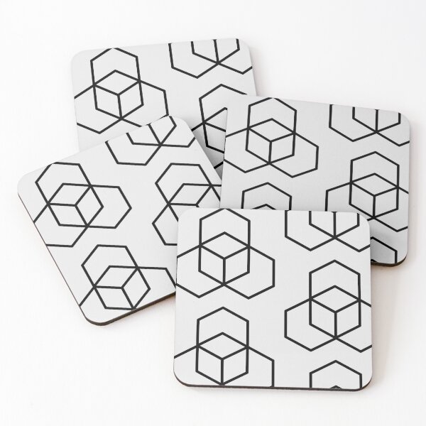 Item preview, 4 Graphic hexagons designed and sold by Toehk.
