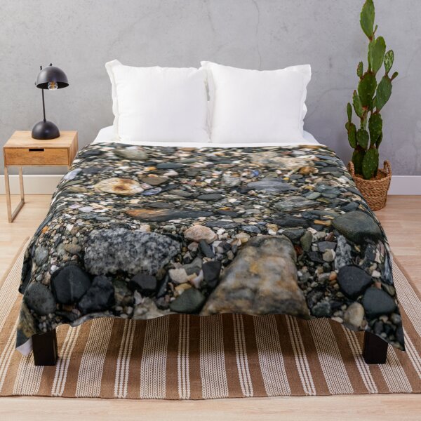 Item preview, Rocas y conchas marinas rotas Ocean Shoreline designed and sold by ManiacMoose.