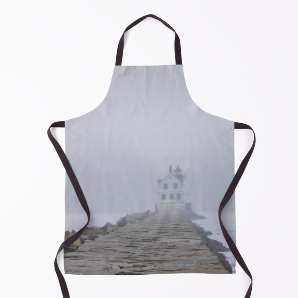 Item preview, Maine Coast LightHouse Early Morning Fog designed and sold by ManiacMoose.