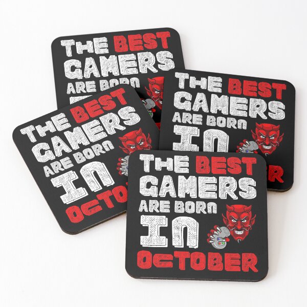 Item preview, THE BEST GAMERS ARE BORN IN OCTOBER designed and sold by NiceSign.